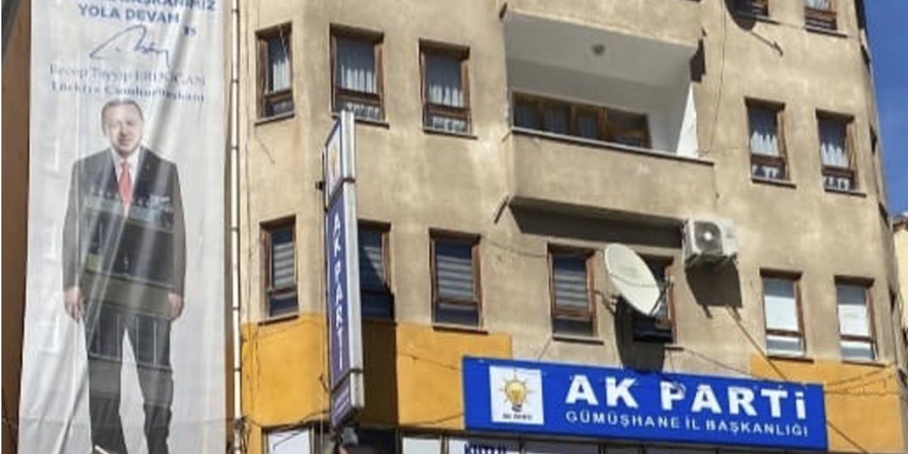 Kirasını 7 aydır ödemedi, AKP Gümüşhane İl Başkanlığı binası satılıyor