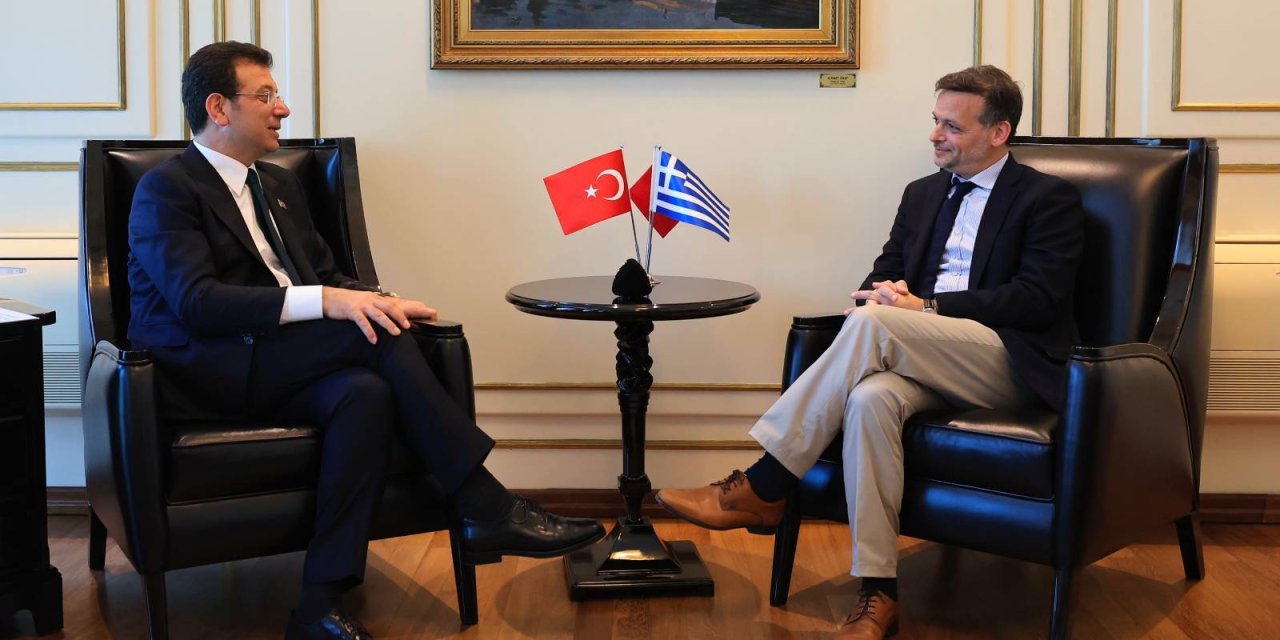 İmamoğlu, Atina Belediye Başkanı Doukas'ı ağırladı: Zaferinden çok memnunuz