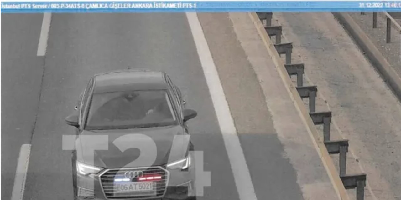 Sinan Ateş cinayetinde tetikçinin kaçırıldığı çakarlı aracın görüntüsüne ulaşıldı