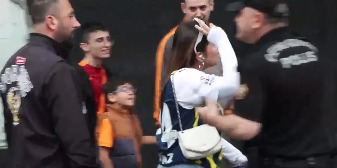 Florya’da Fenerbahçe formalı taraftara şişe fırlatıldı