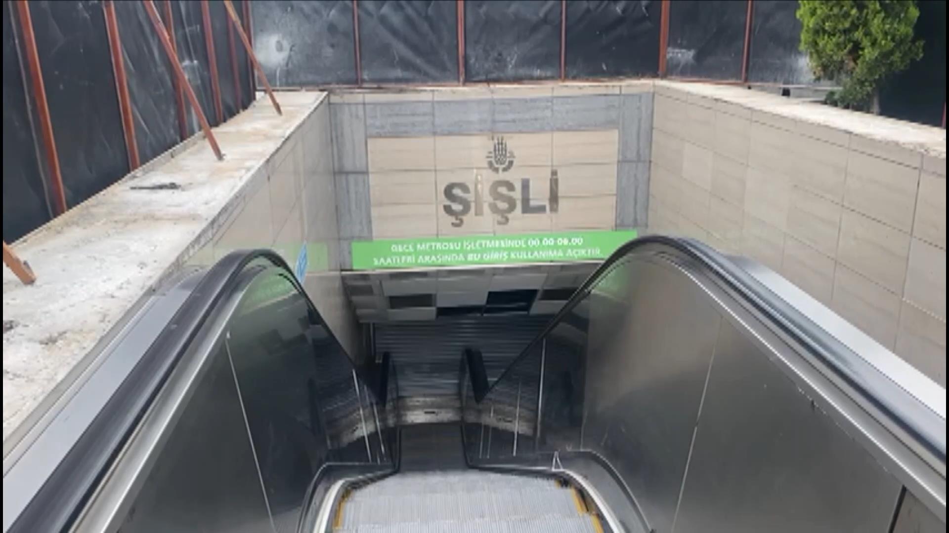 Şişli-Mecidiyeköy Metro İstasyonu'nda intihar girişimi