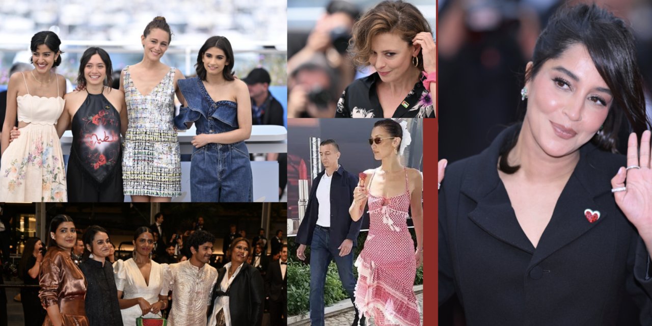 Elbise, broş, çanta.. Cannes'da kırmızı halıda Filistin'e destek
