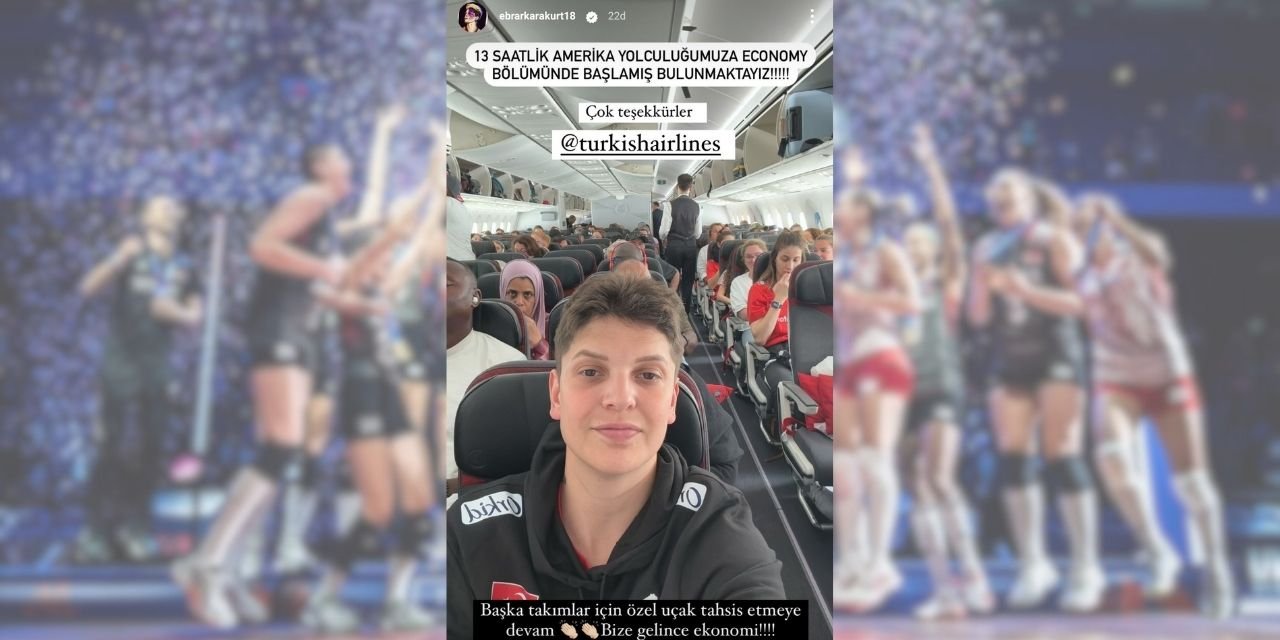 Sporcular tepki göstermişti: Amerika'ya ekonomi sınıfında giden  Milli Kadın Voleybol Takımı 'business class' ile  dönecek