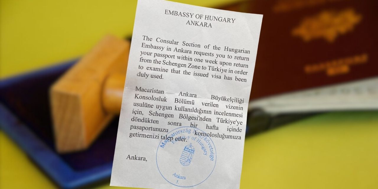 8 günlük Schengen vizesi verip, "Dönüşte Büyükelçiliğe gel" dediler