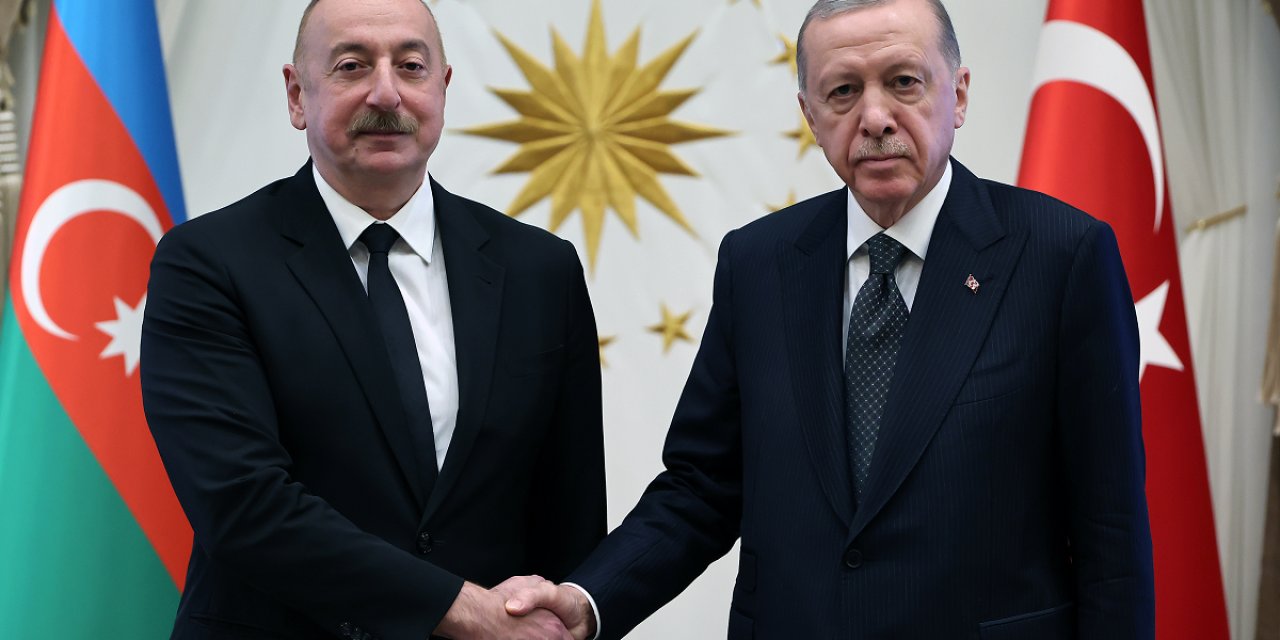 Cumhurbaşkanı Erdoğan, Azerbaycan Cumhurbaşkanı Aliyev ile görüştü