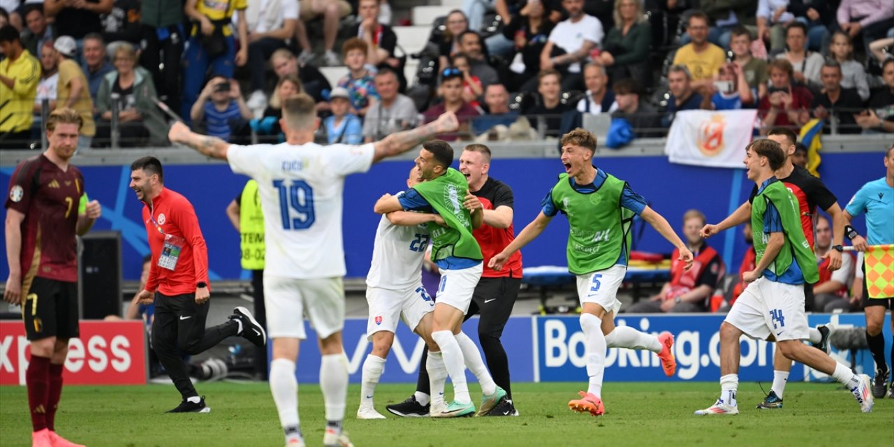 EURO 2024'te Slovakya, Belçika'yı 1-0 mağlup etti