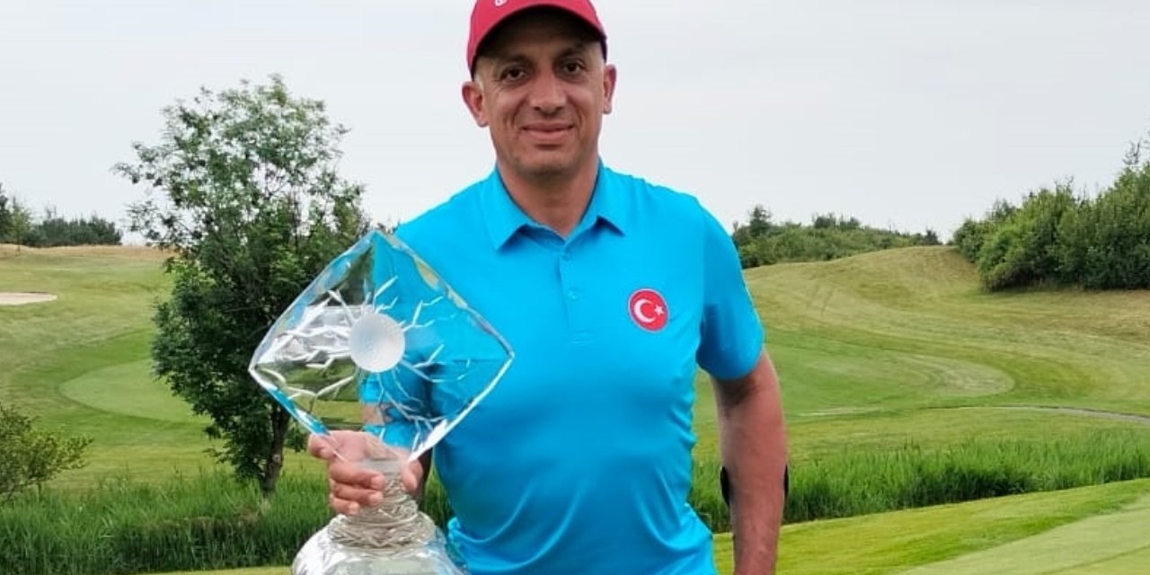 Milli golfçü Mehmet Kazan, Çekya'daki turnuvada birinci oldu