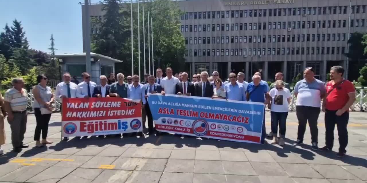 Birleşik Kamu-İş Konfederasyonu'ndan TÜİK protestosu