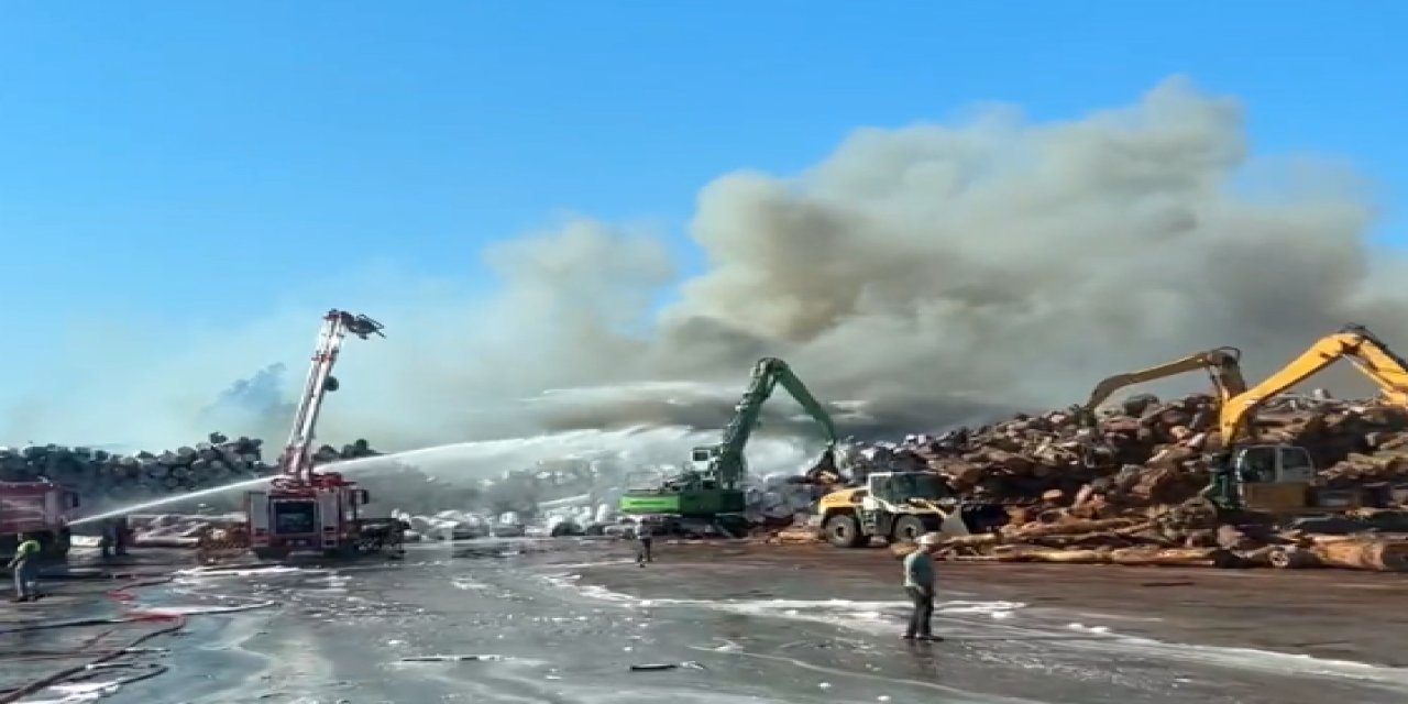Adana'da bir fabrikada yangın çıktı