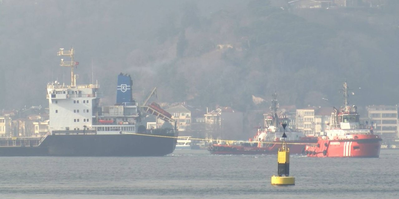 İstanbul Boğazı'nda gemi arızası