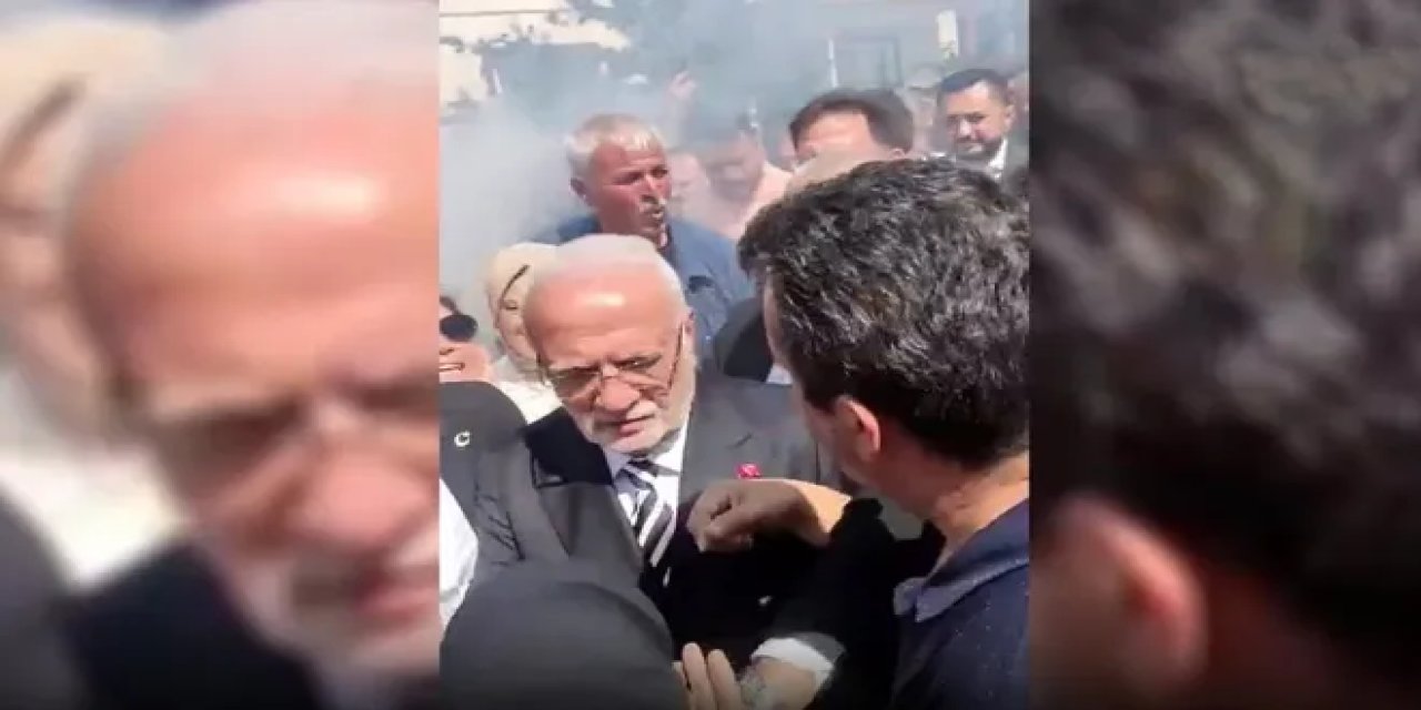 AKP'li Elitaş'a protesto: Kendimizi yakınca mı bizi duyacaksınız?