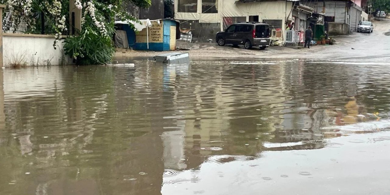 Adana'yı fırtına vurdu: Ağaçlar yıkıldı, kule vinç devrildi