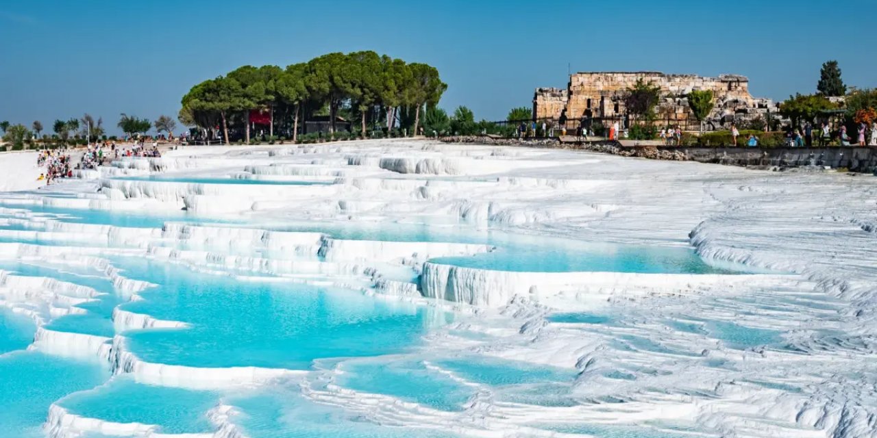 Kuraklık Pamukkale'yi vuruyor: Beyaz cennet tehdit altında