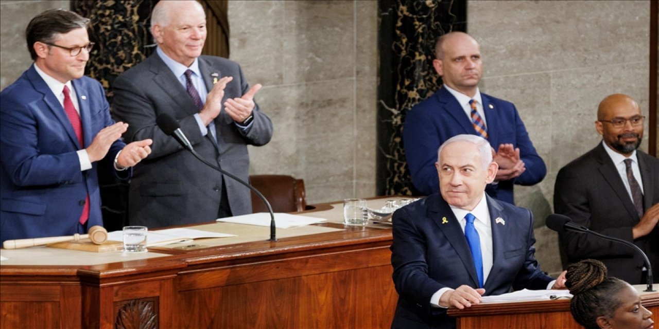 Netanyahu, sivil öldürmediklerini savundu, Kongre ayakta alkışladı