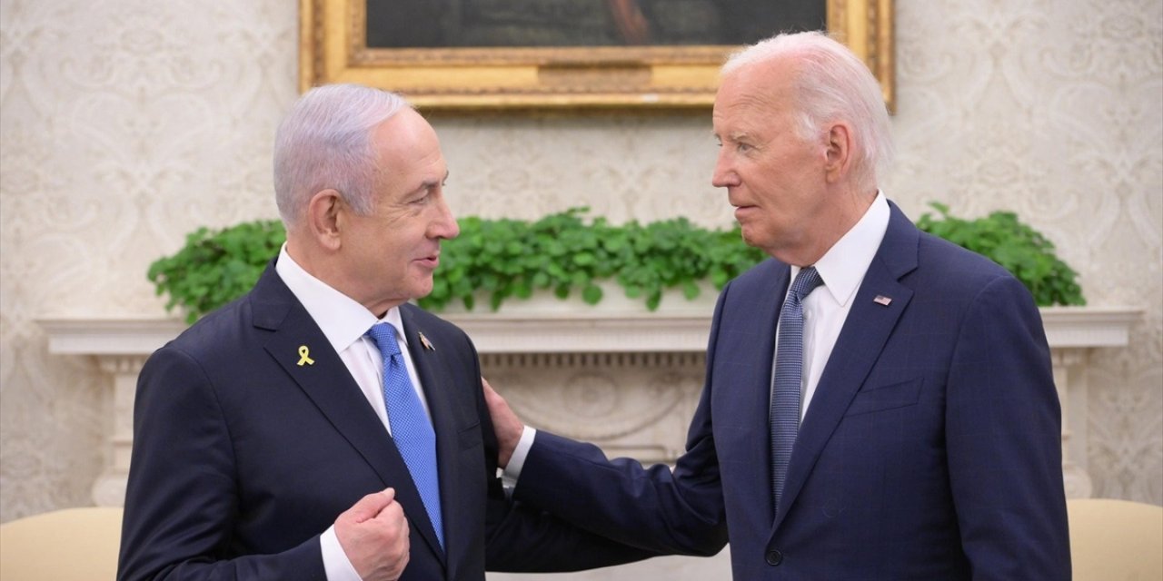Biden ile Netanyahu Beyaz Saray'da bir araya geldi