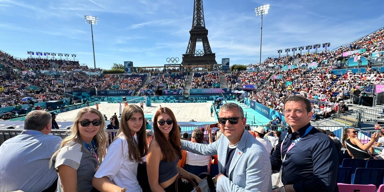 Özgür Özel ve Ekrem İmamoğlu, Paris Olimpiyatlarını takip ediyor