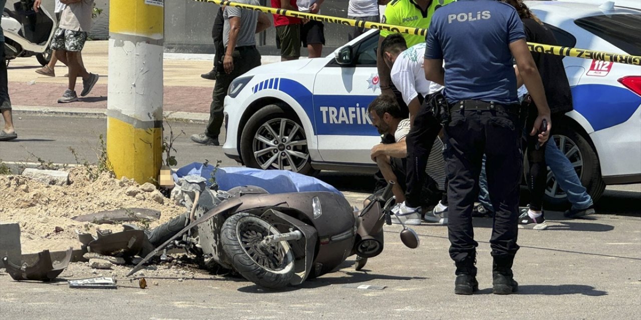 Trafik kazasında 14 yaşındaki motosiklet sürücüsü öldü