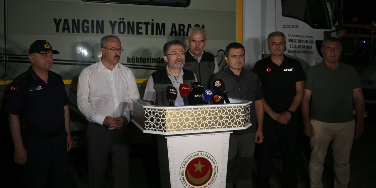 Bakan Yumaklı'dan yangın açıklaması: İyiye doğru giden bir süreç var