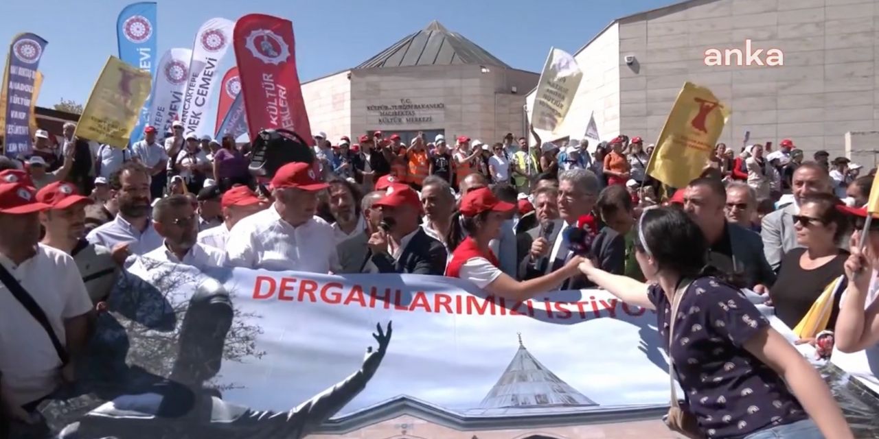 Alevi örgütlerinden Hacıbektaş'ta alternatif anmaya protesto