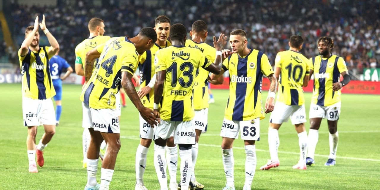 Fenerbahçe 13 dakikada 4 gol attı, 5-0 kazandı