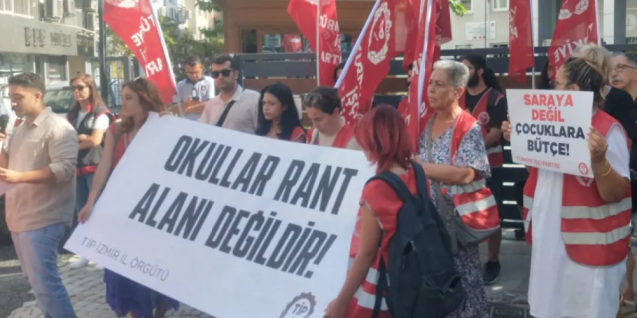 TİP İzmir'den ihale tepkisi: Okullar rant alanı değildir!