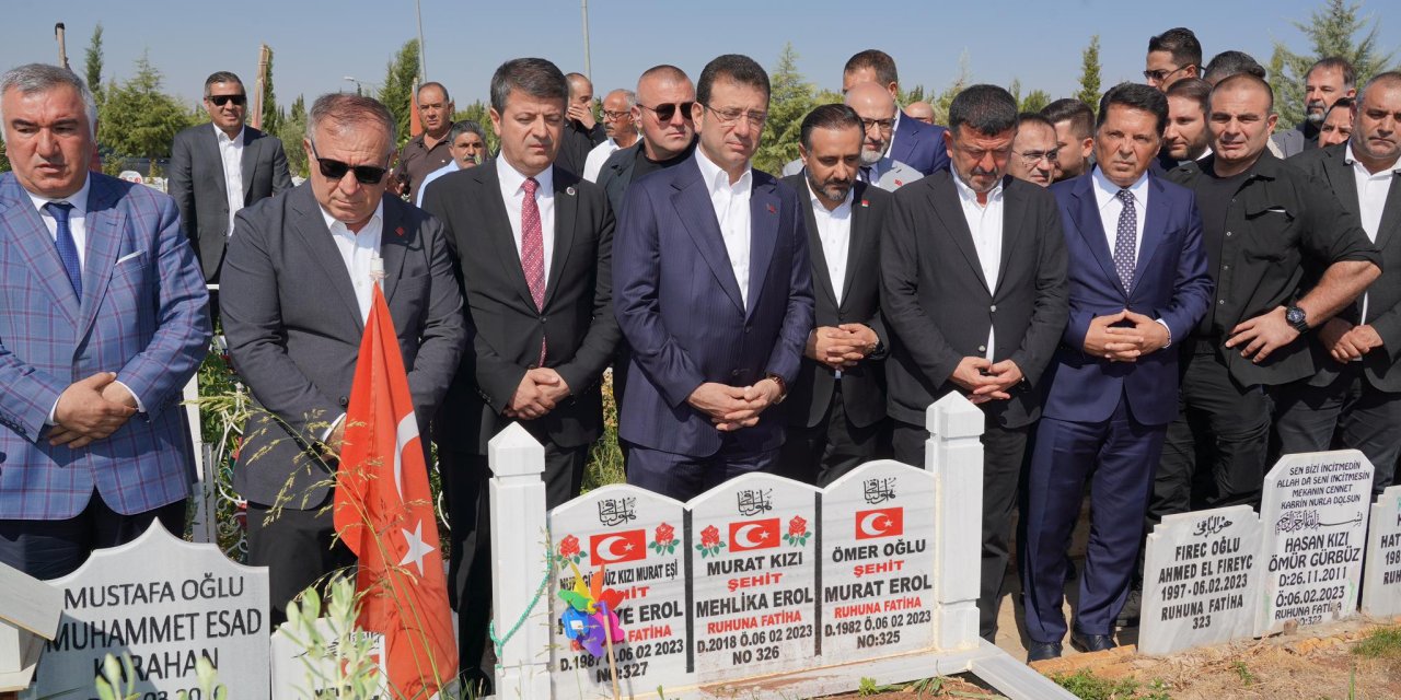 Ekrem İmamoğlu Adıyaman’da: İlk ziyaret Deprem Şehitliğine