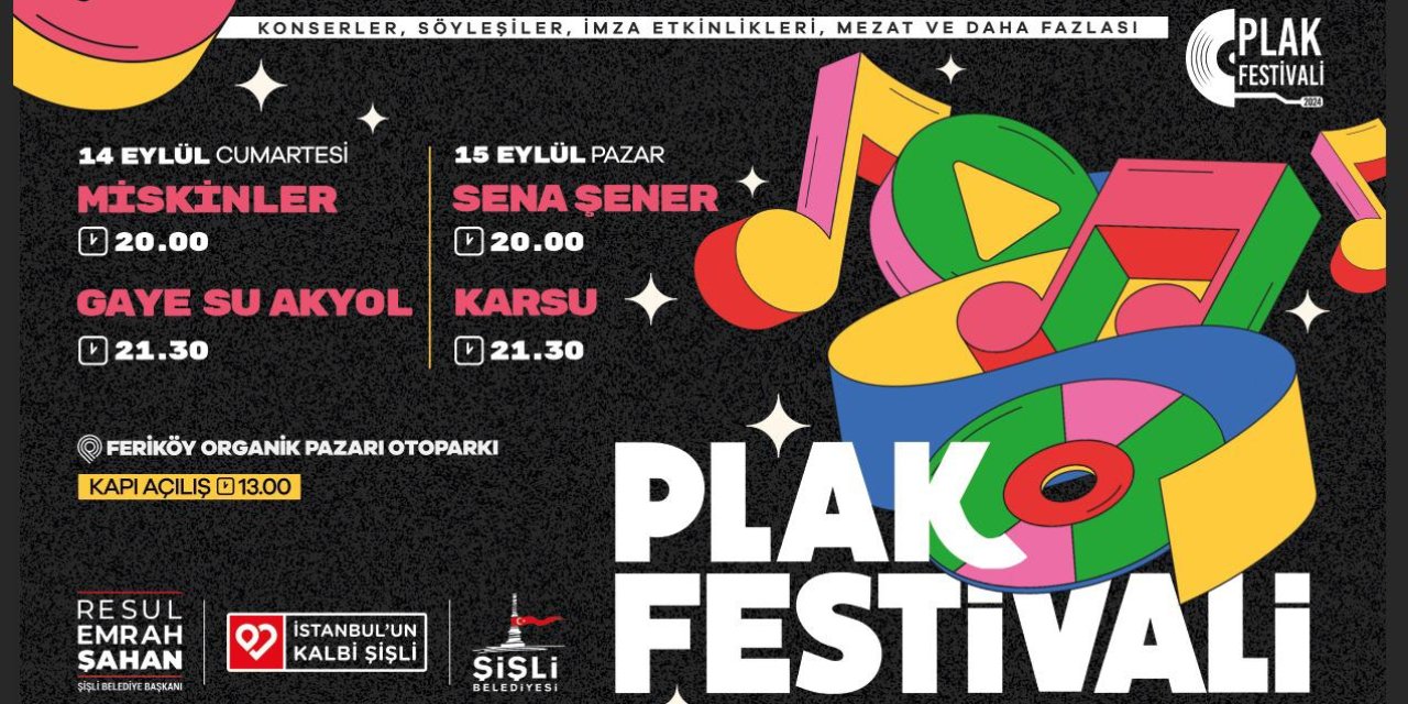 4. Şişli Plak Festivali başlıyor