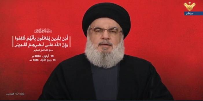 Hizbullah lideri Nasrallah: ‘Çok büyük karşılık vereceğiz’