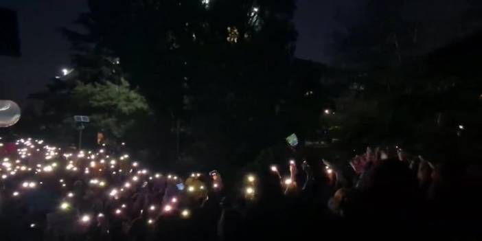 Boğaziçi Üniversitesi'nde Ayşenur Halil ve İkbal Uzuner için eylem