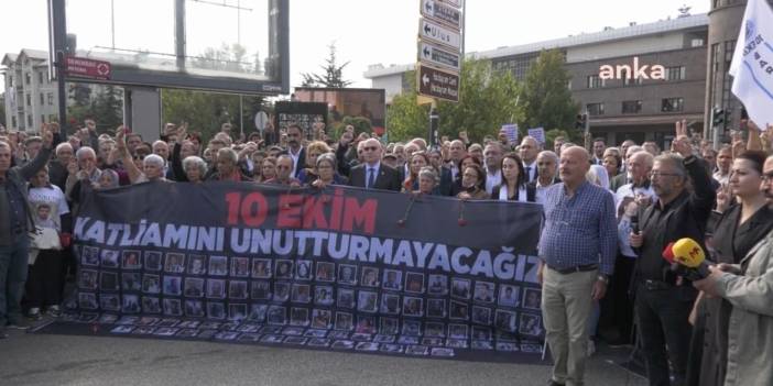 10 Ekim Gar Katliamında katledilenler Ankara'da anıldı