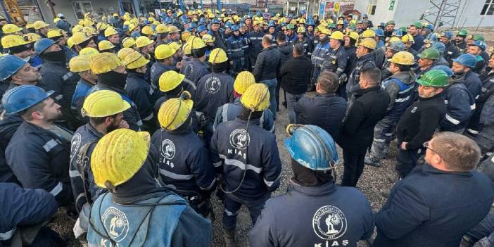 Ankara'da eylem: Madenciler kendilerini yer altına kapattı