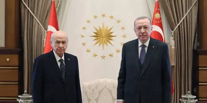 Erdoğan - Bahçeli görüşmesi sona erdi