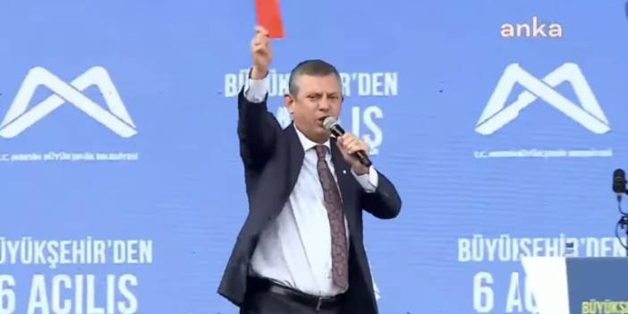 Özgür Özel 'sürprizi' açıkladı, iktidara kırmızı kart gösterme kampanyası başlattı