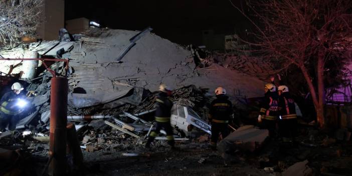 Konya'da bina çöktü I Bakan Yerlikaya: Arama kurtarma çalışmaları sürüyor