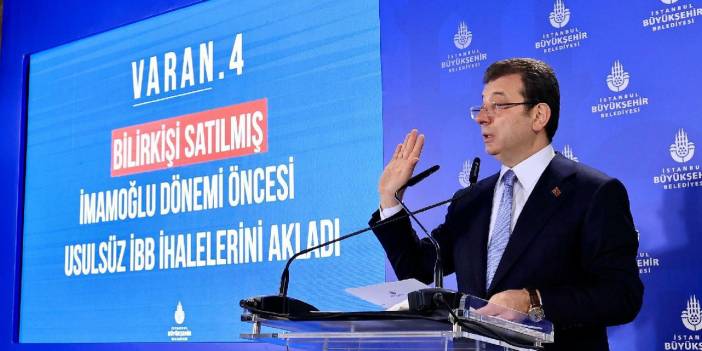 Ekrem İmamoğlu'na kürsüden iner inmez "Turpun büyüğü" soruşturması