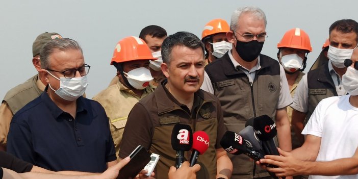 Bakan Pakdemirli: Mersin yangınıyla ilgili 4 kişi gözaltında