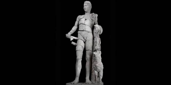 Aspendos Antik Kenti kazılarında Hermes heykeli bulundu