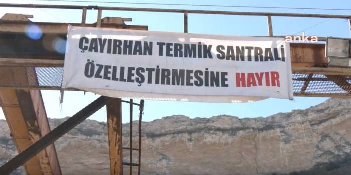 Çayırhan’da özelleştirmeye karşı kendilerini madene kapatan işçilerin eylemi sürüyor