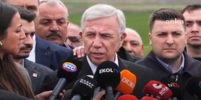 İmamoğlu'nu ziyaret eden Mansur Yavaş'tan cezaevi önünde açıklama