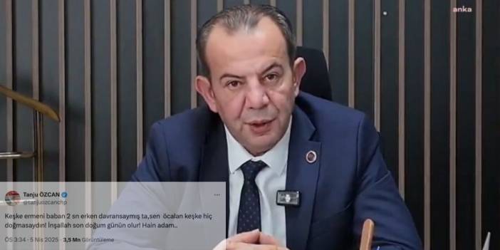 Bolu Belediye Başkanı Tanju Özcan’dan ırkçı paylaşım