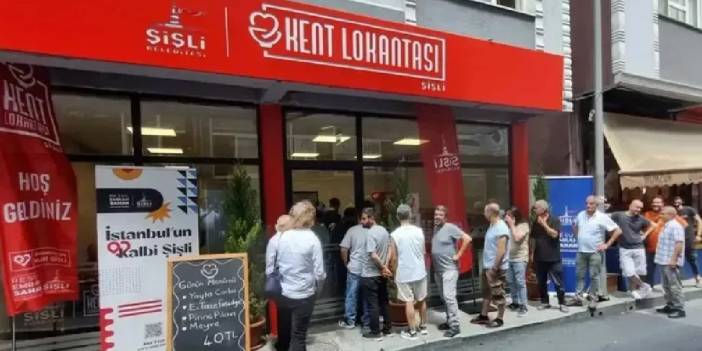 Şişli'de kayyımın kapattığı Kent Lokantaları açıldı, tutuklu Şahan bugünkü yemeklerin ücretini ödedi