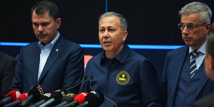 Bakan Yerlikaya: Son 12 saatte 4'ün üzerinde deprem meydana gelmedi