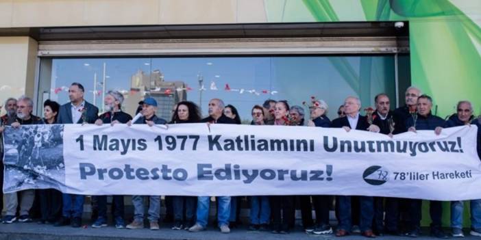Taksim Kazancı Yokuşu'nda 1 Mayıs 1977 anması yapıldı