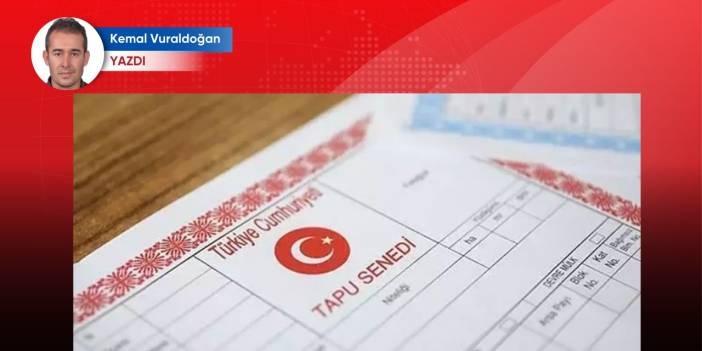 Siz yine de Ekrem İmamoğlu’nu dinleyin, e-devletten tapunuzu kontrol edin