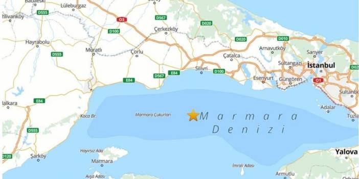 İstanbul'da deprem: Kandilli büyüklüğünü 4 olarak açıkladı
