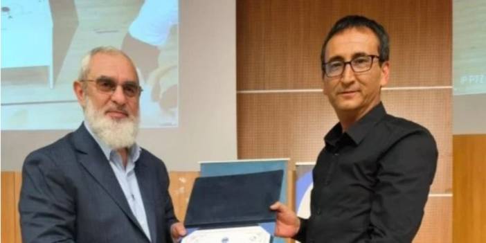 Çocuk yaşta evliliği savunan Nurettin Yıldız’a İl Milli Eğitim Müdüründen plaket