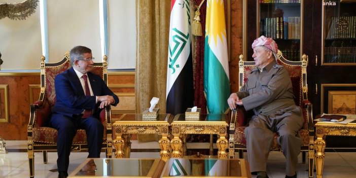 Davutoğlu; Abdullatif Reşid, Neçirvan Barzani ve Mesud Barzani ile görüştü