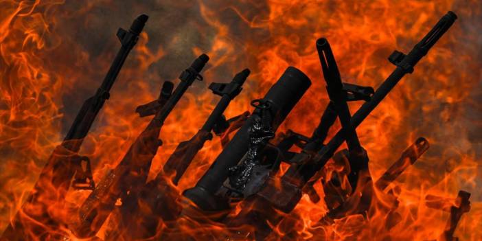 Törenle yakılan silahlara ne olacağı açıklandı