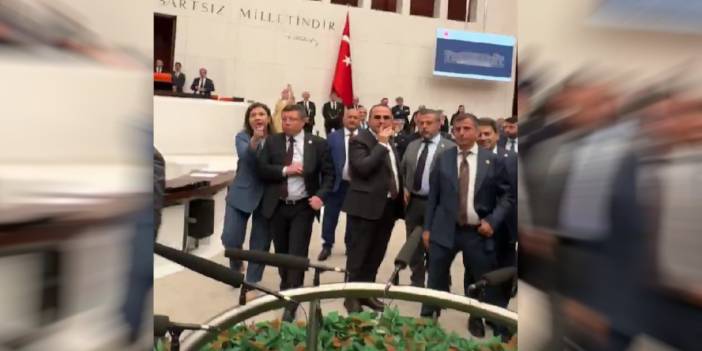 Her şey zeytinlikler için: Muhalefet vekilleri Meclis kürsüsünü işgal etti