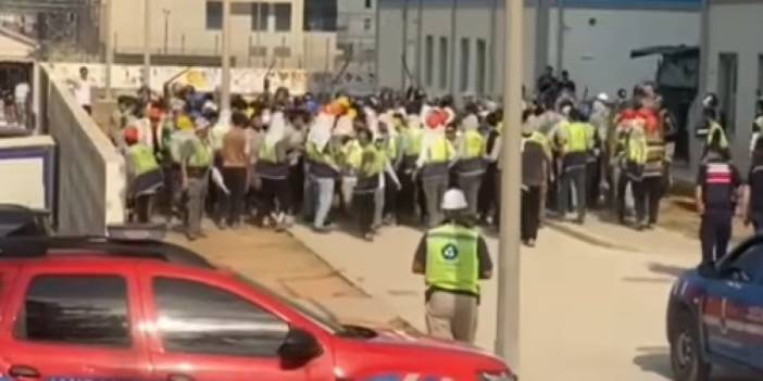 Akkuyu Nükleer Santrali'nde iş bırakan işçilere TOMA'lı müdahale